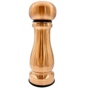 Copper Salt and Pepper Grinder Adjustable Mechanism 8-Inch Tall Sleek Design